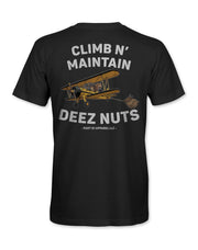 Climb N' Maintain Deez Nuts | T-Shirt Printify
