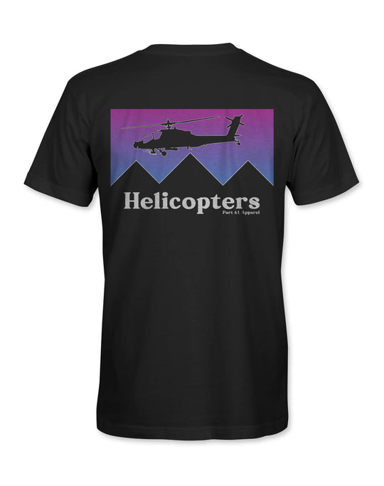 AH-64 Apache Helicopters | T-Shirt Printify