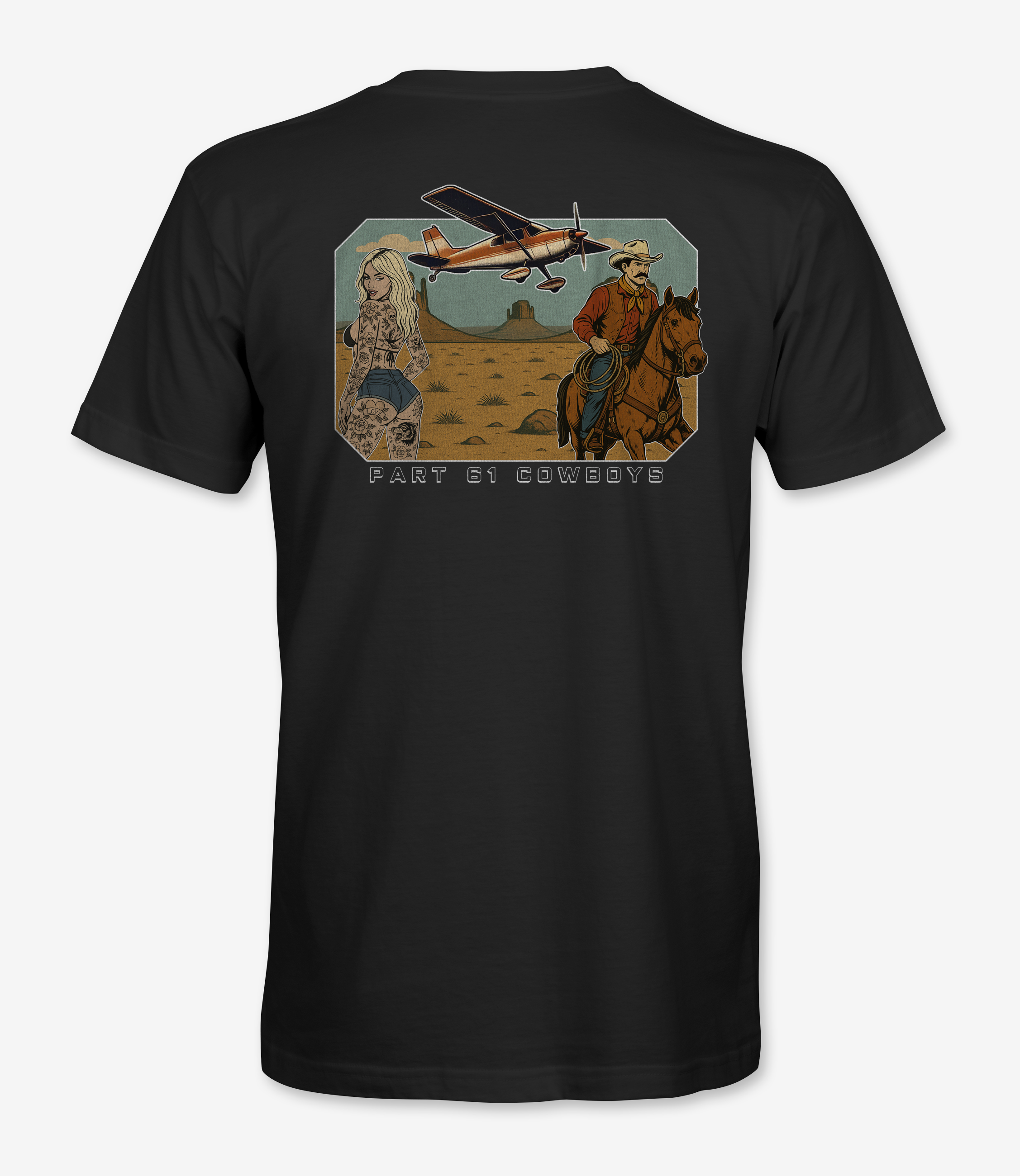 Part 61 Cowboys - Western | Premium T-Shirt