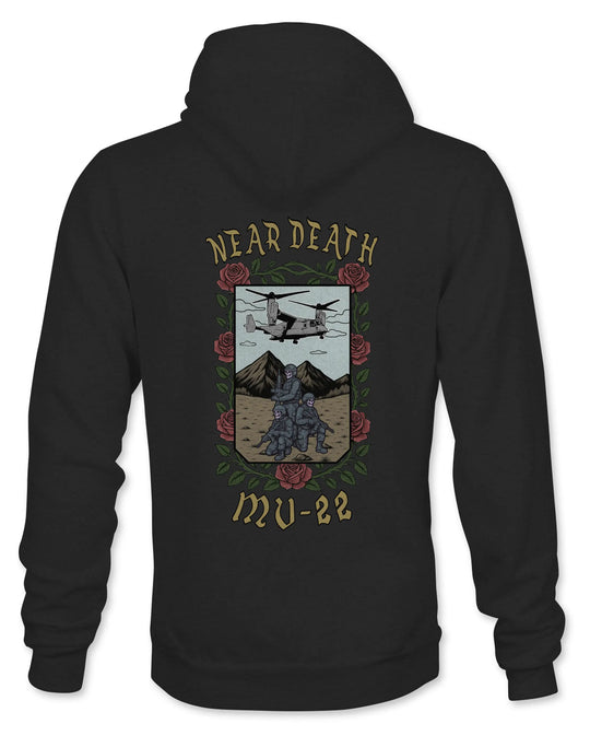 Near Death - MV-22 Osprey | Premium Hoodie Printify