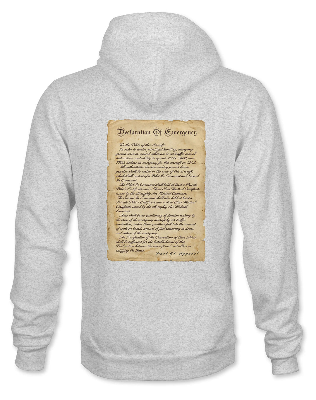 Declaration Of Emergency | Premium Hoodie Printify