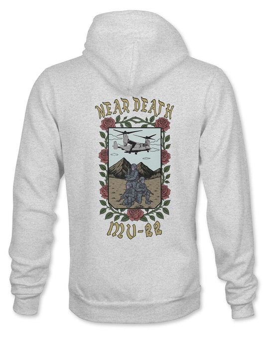 Near Death - MV-22 Osprey | Premium Hoodie Printify