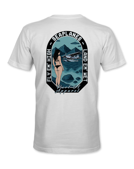 Fly Em' High - Land Em' Wet | T-Shirt Printify