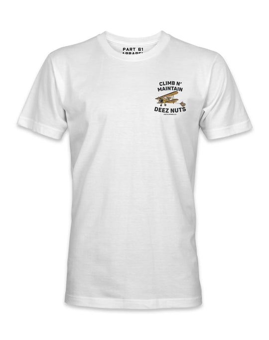 Climb N' Maintain Deez Nuts | T-Shirt Printify