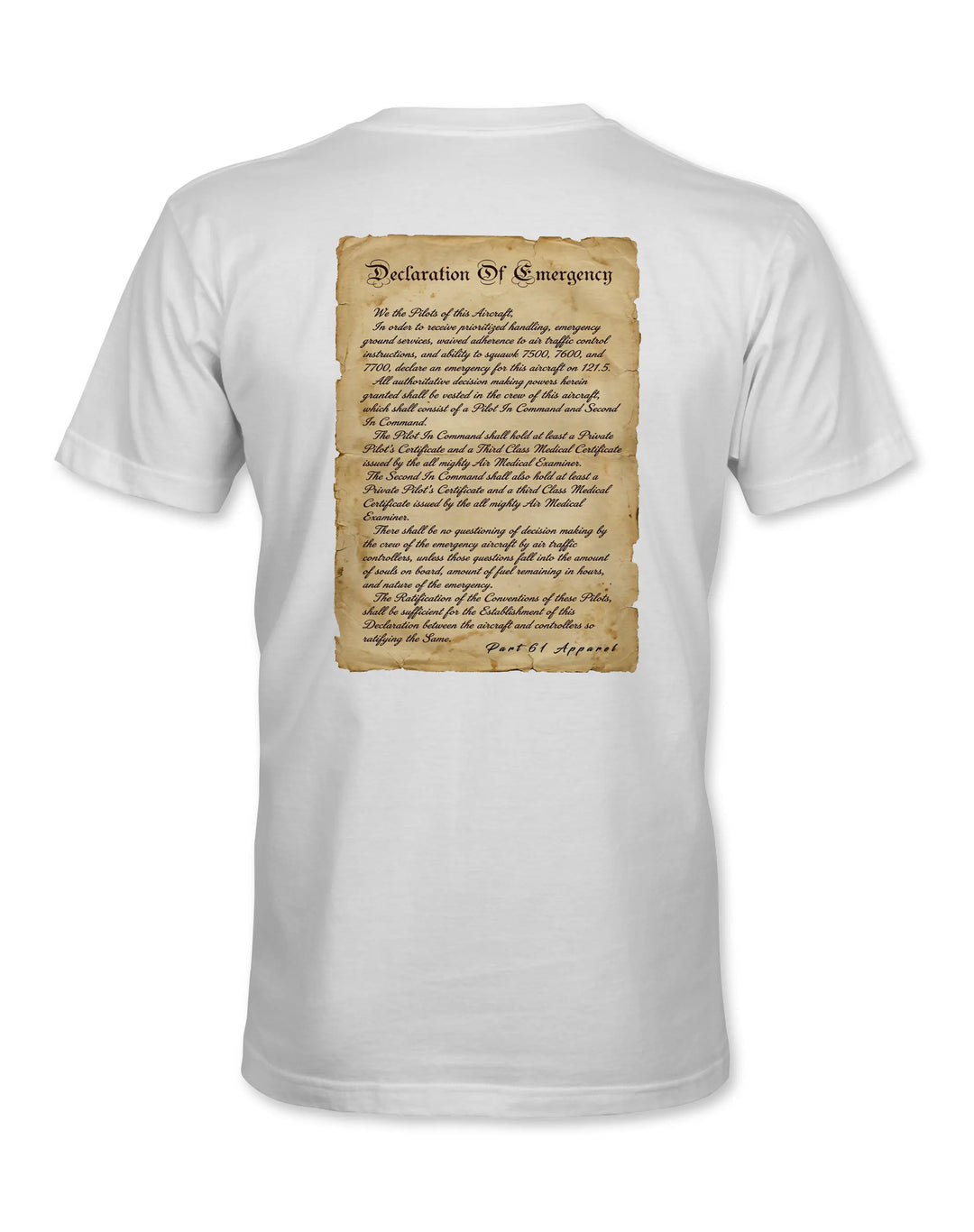 Declaration Of Emergency | T-Shirt Printify